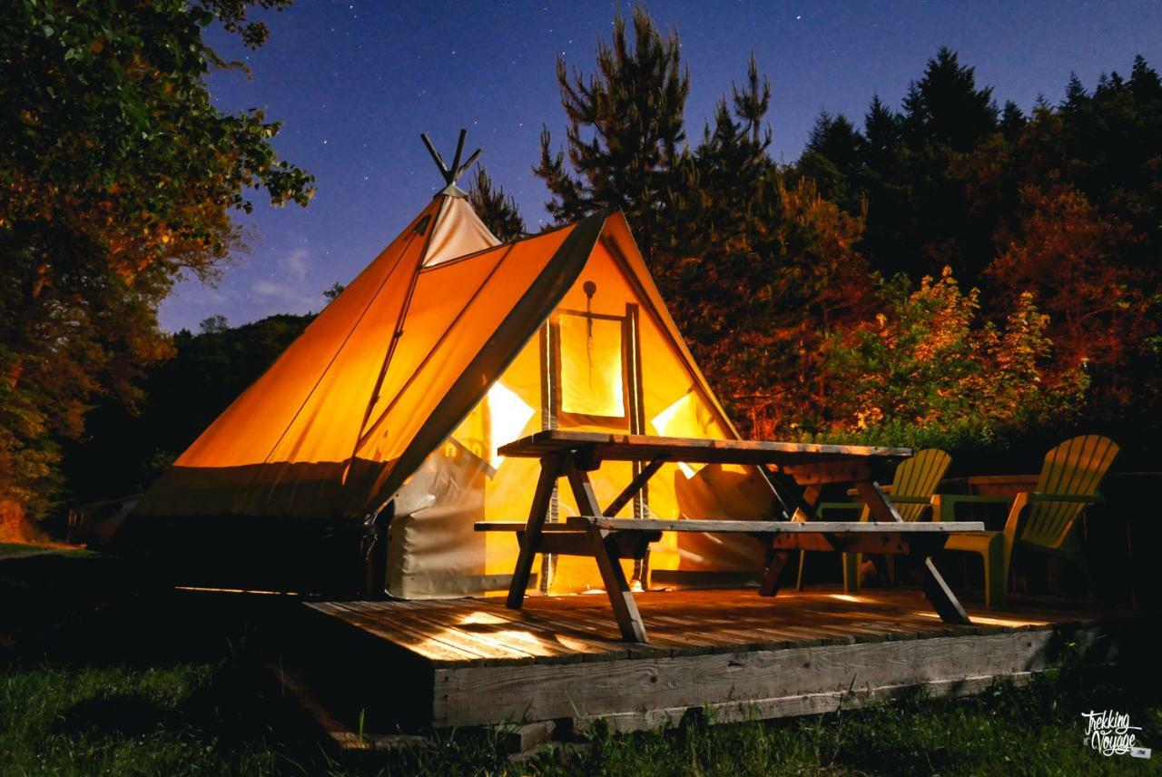 Camping Le Canada-Insolite Chiny Exterior foto